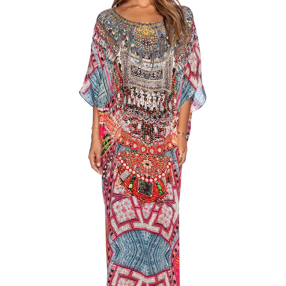 Camilla Fabric Of My Forebears silk dress kaftan